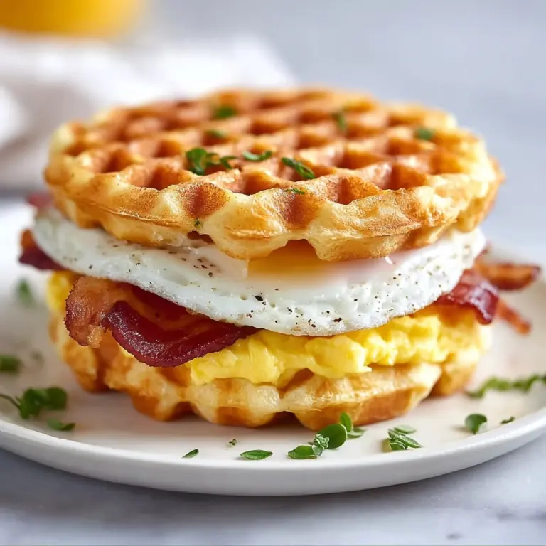 Moist Keto Chaffle Sandwich Recipe