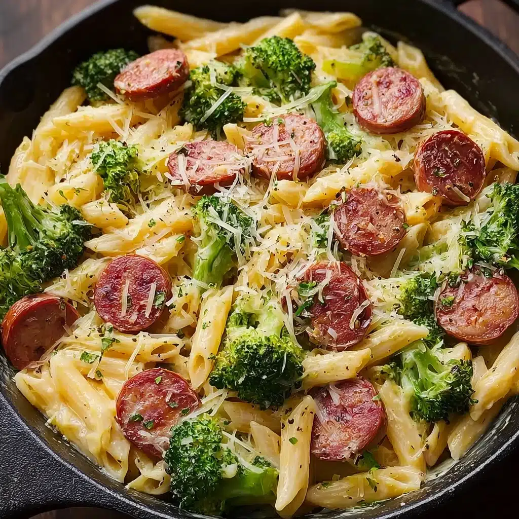 Creamy Kielbasa Broccoli Skillet in 30 Minutes Recipe - Recipe Image