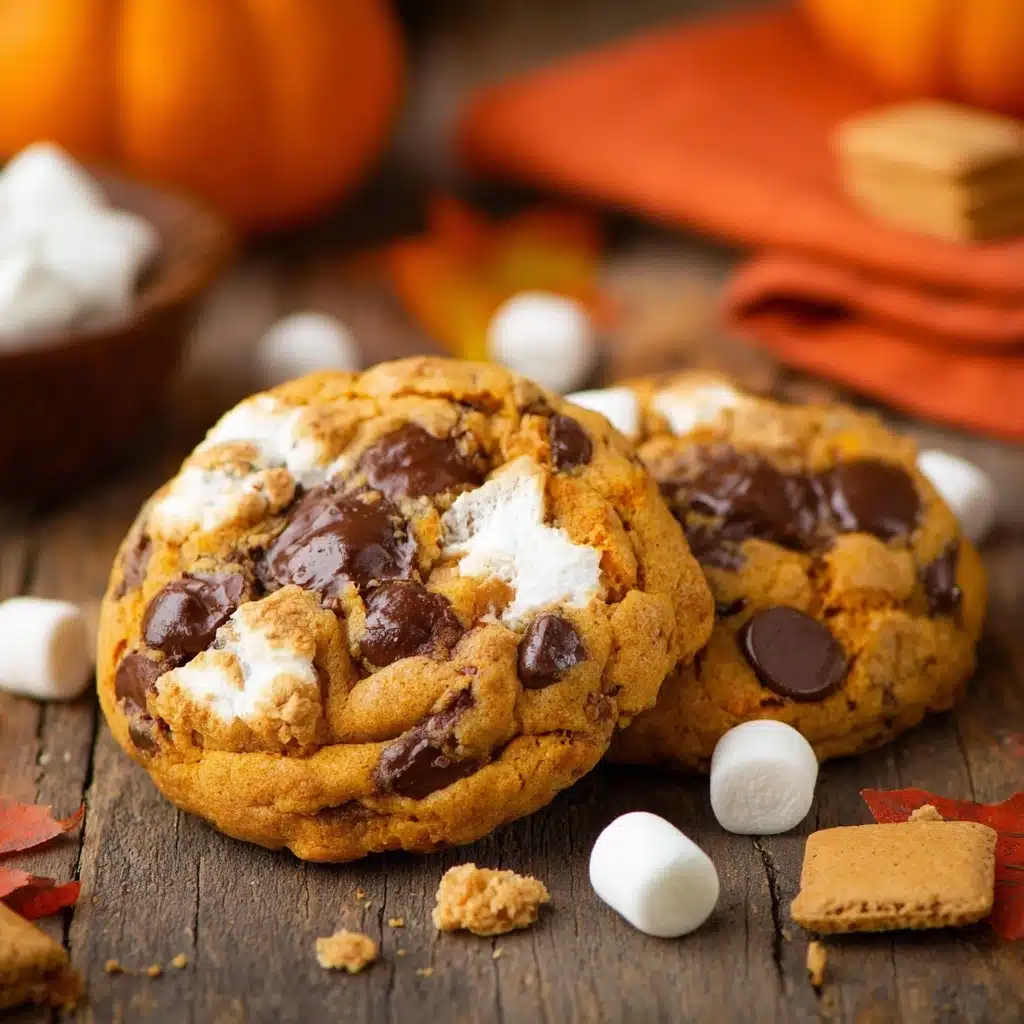Pumpkin S'mores Cookies Recipe - Recipe Image