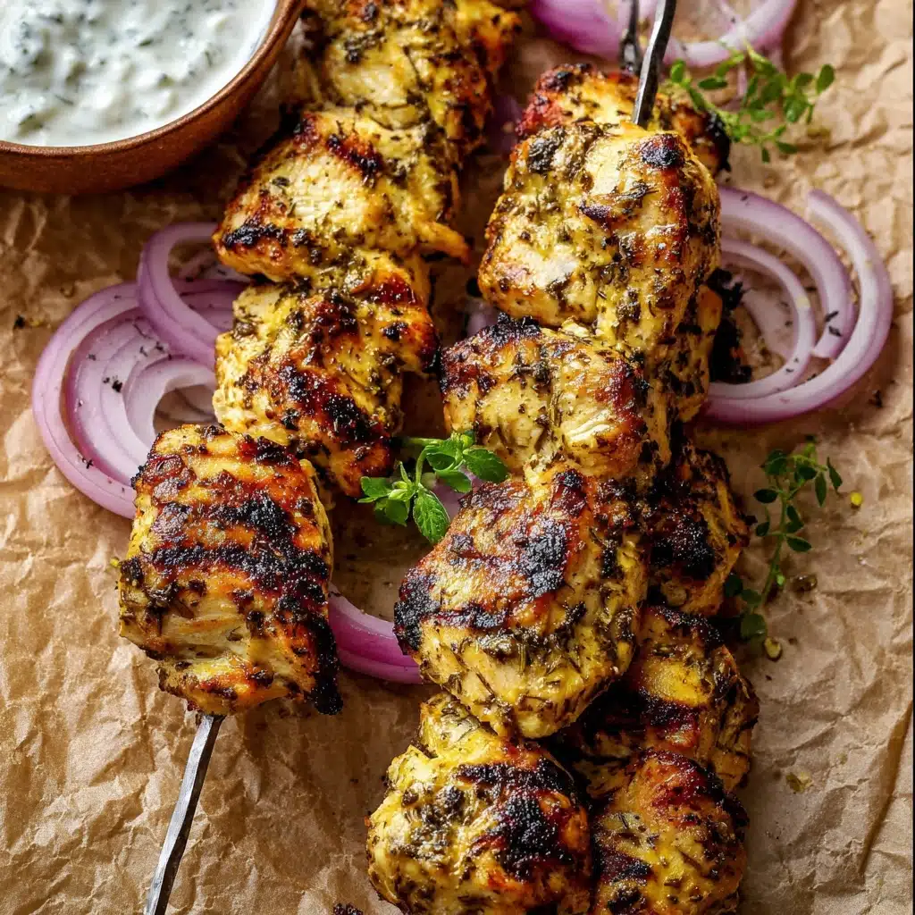 Greek Chicken Souvlaki Recipe - Recipe Image
