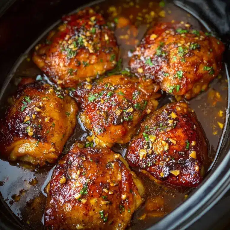 Slow Cooker Brown Sugar Garlic Chicken Recipe