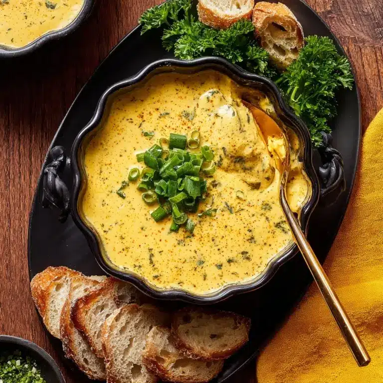 Hearty Cheddar Garlic Herb Potato Soup Recipe