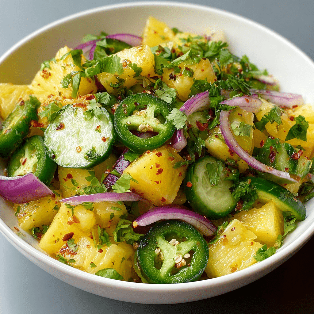 Pineapple Cucumber Salad Recipe - Recipe Image