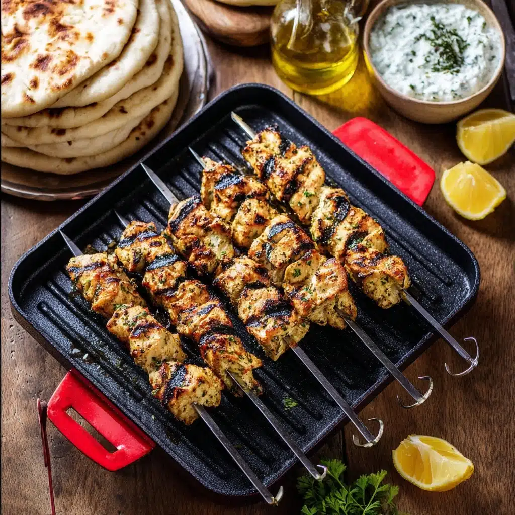 Greek Chicken Souvlaki Recipe - Recipe Image