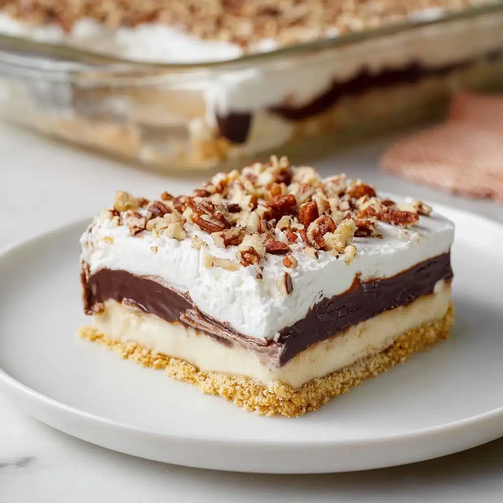 Best Chocolate Delight Recipe (Easy Layered Dessert) Recipe - Recipe Image