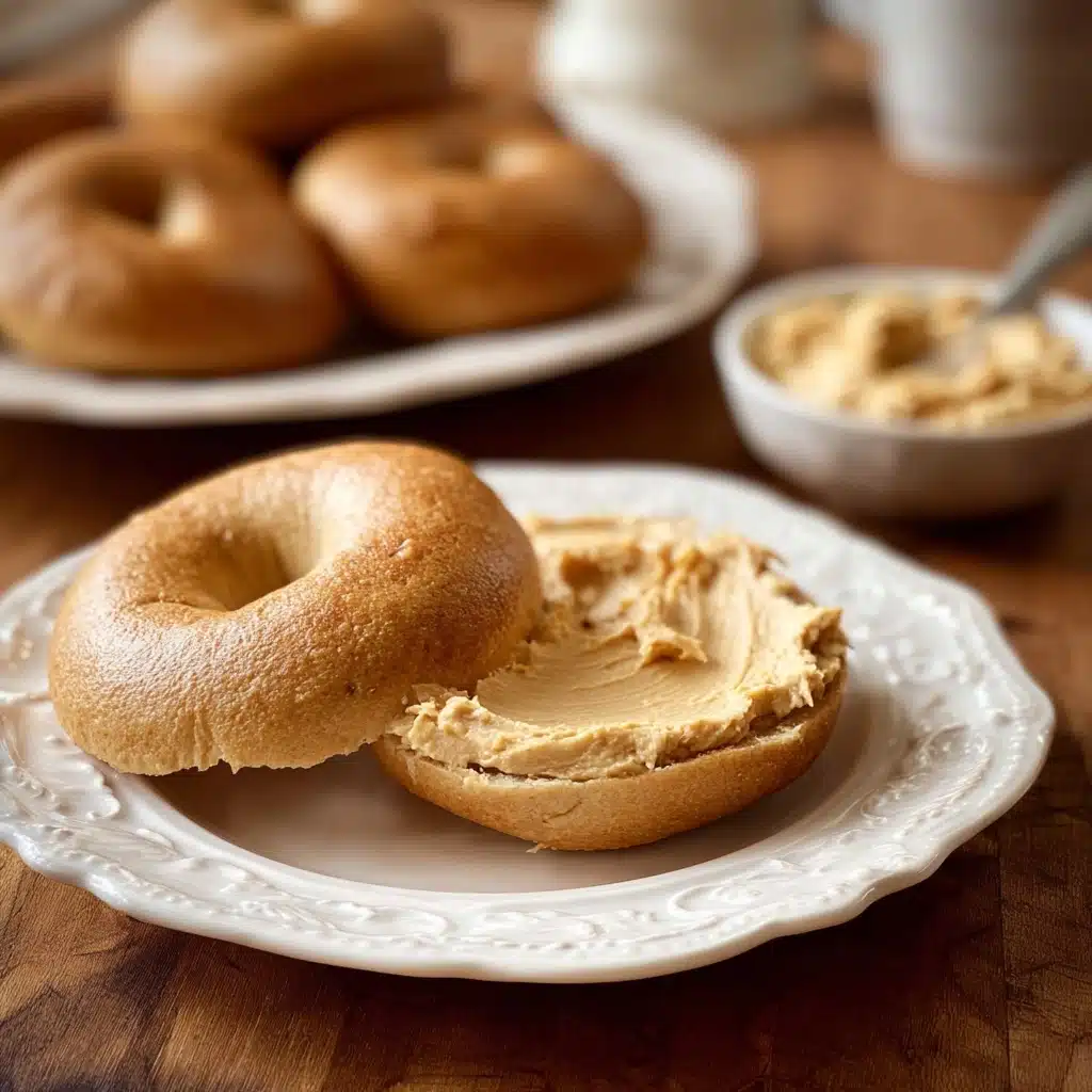 Pumpkin Sourdough Bagels with Pumpkin Cream Cheese Recipe - Recipe Image