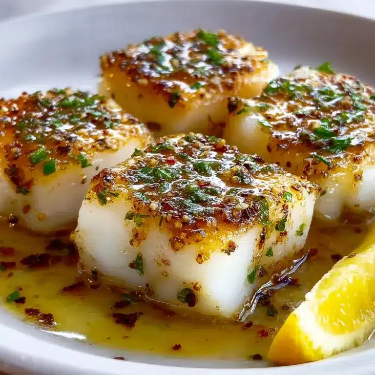 Garlic Butter Baked Cod Recipe