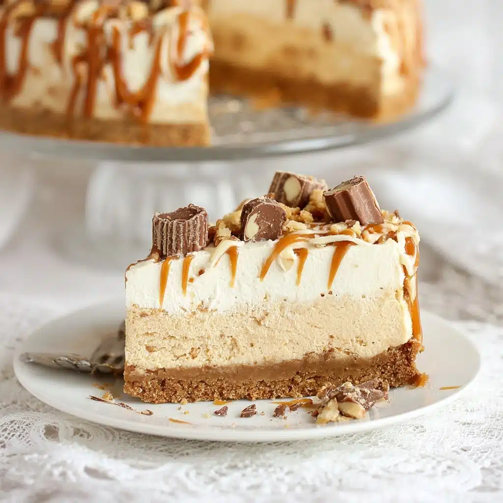 White Chocolate Peanut Butter Blondie Cheesecake Recipe - Recipe Image