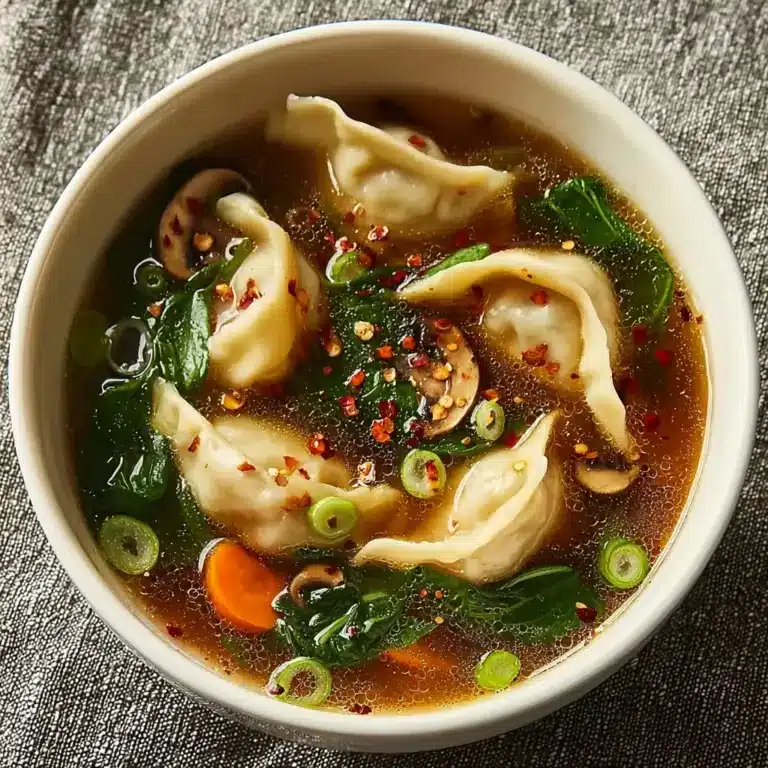 Potsticker Soup Recipe