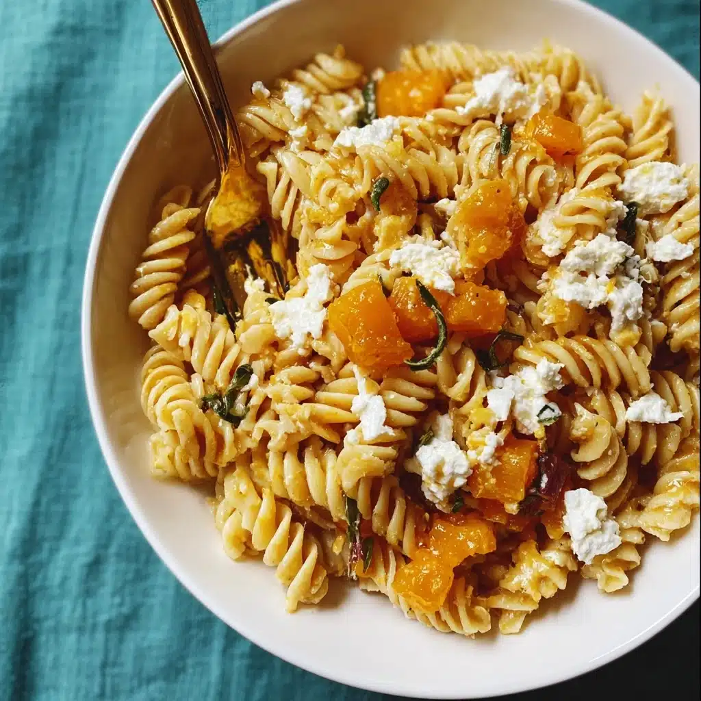Baked Feta and Butternut Squash Pasta with Sage and Garlic Recipe