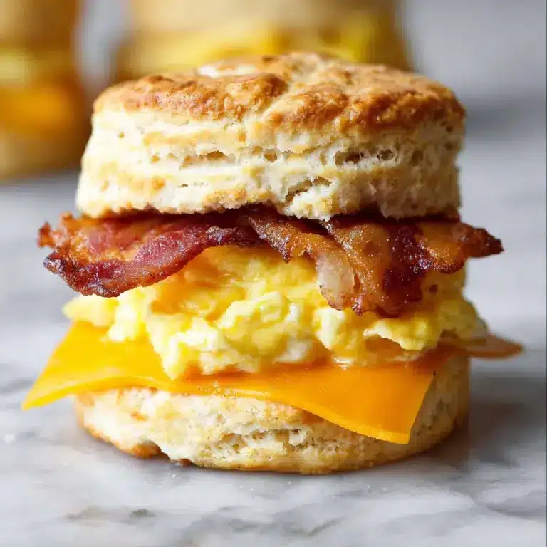 Make Ahead Breakfast Biscuit Sandwiches Recipe