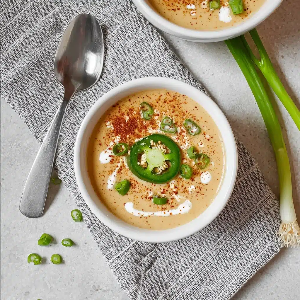 Spicy Jalapeño Popper Chicken Soup Recipe - Recipe Image