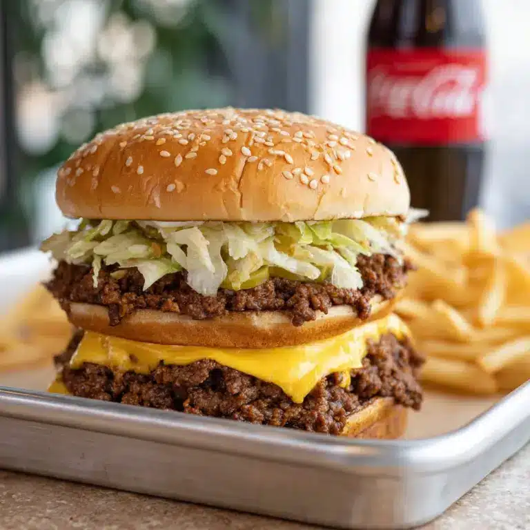 Big Mac Sloppy Joes (with big mac sauce) Recipe