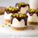 Mini Pistachio and Coffee Cheesecakes Recipe