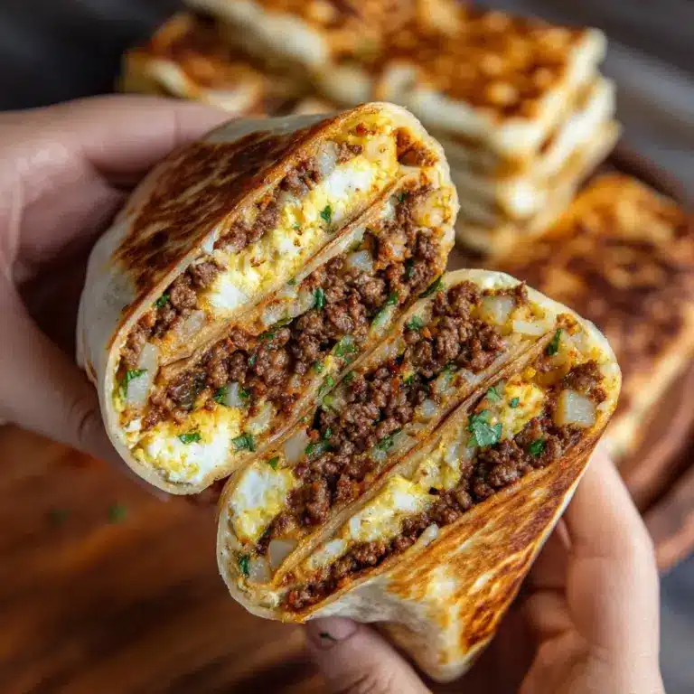 High Protein Loaded Breakfast Burritos Recipe