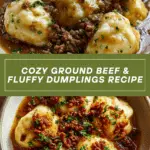 Ground Beef and Dumplings Recipe