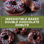 Baked Double Chocolate Donuts Recipe