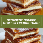 Churro Stuffed French Toast with Cinnamon Sugar Recipe