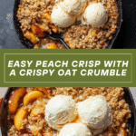 Easy Peach Crisp Recipe (Crispy & Juicy) Recipe