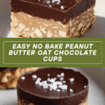 Easy No Bake Peanut Butter Oat Cups Recipe