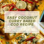 Coconut Curry Baked Cod Recipe