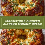 Chicken Alfredo Monkey Bread Recipe