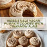 Soft Pumpkin Cookies with Cinnamon Frosting Recipe