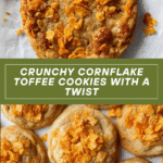 SPARKLY CRUNCHY CORNFLAKE TOFFEE COOKIES Recipe