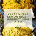 Easy Greek Lemon Rice Recipe