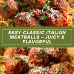 Classic Italian Meatballs Recipe
