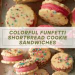 Funfetti Shortbread Sandwich Cookies with Frosting Recipe