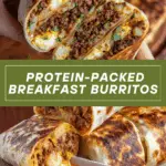 High Protein Loaded Breakfast Burritos Recipe
