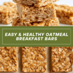 Healthy Oatmeal Breakfast Bars Recipe