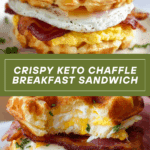 Moist Keto Chaffle Sandwich Recipe