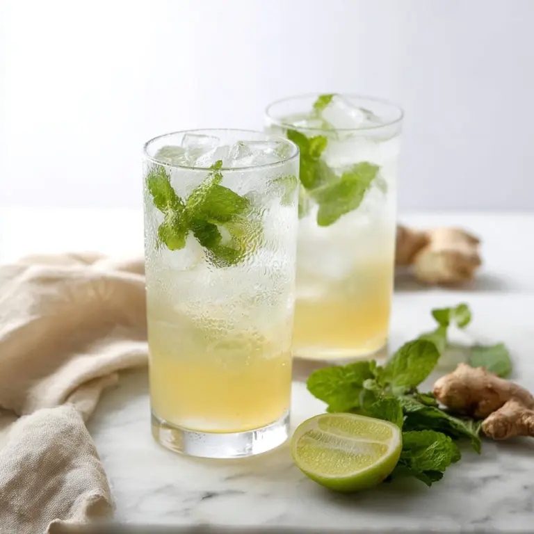Ginger Lime Refresher Recipe