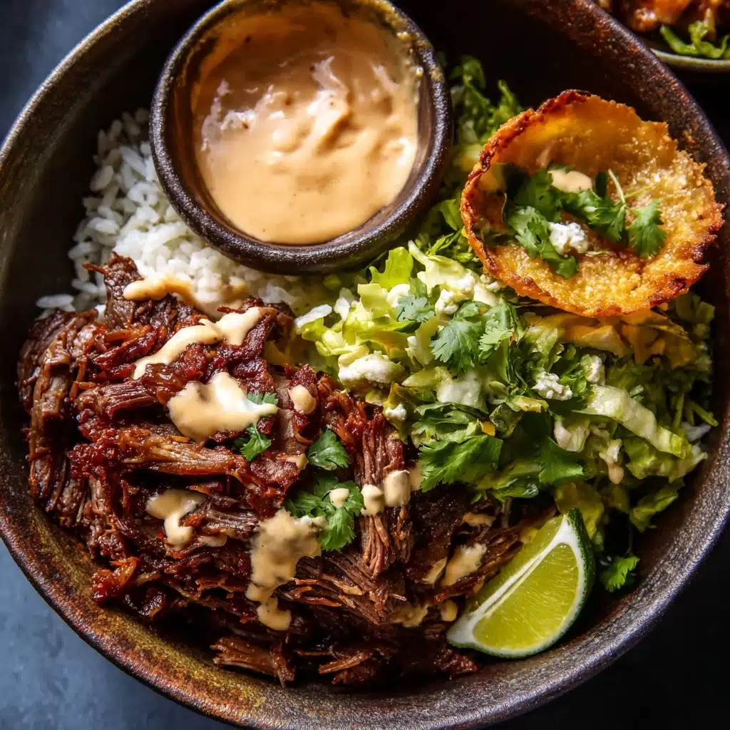 Crockpot Chipotle Pineapple Pot Roast Bowls Recipe - Recipe Image