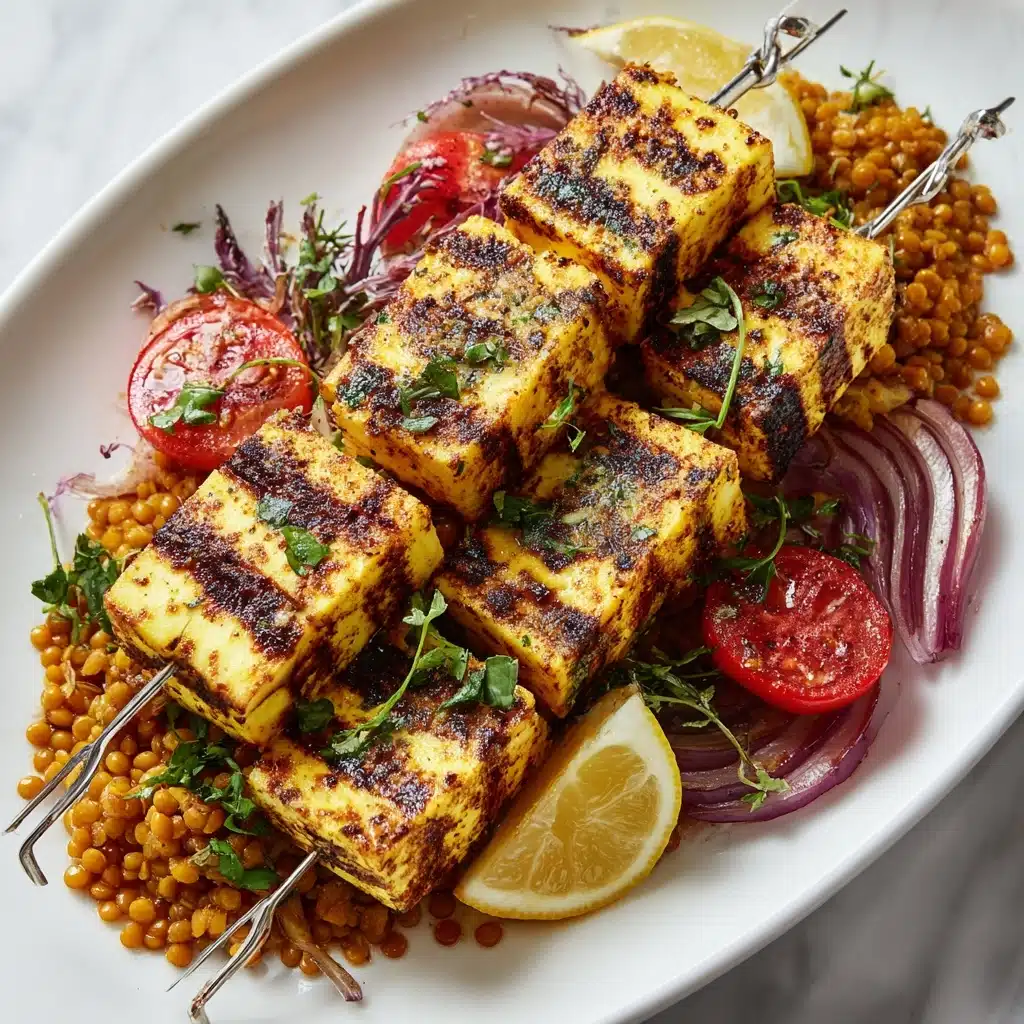 Grilled Tofu with Chimichurri Recipe - Recipe Image