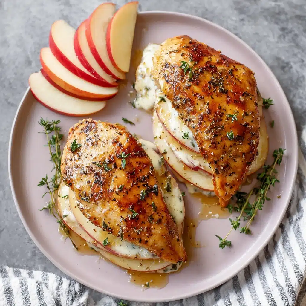 Apple and Brie Stuffed Chicken Breast Recipe - Recipe Image