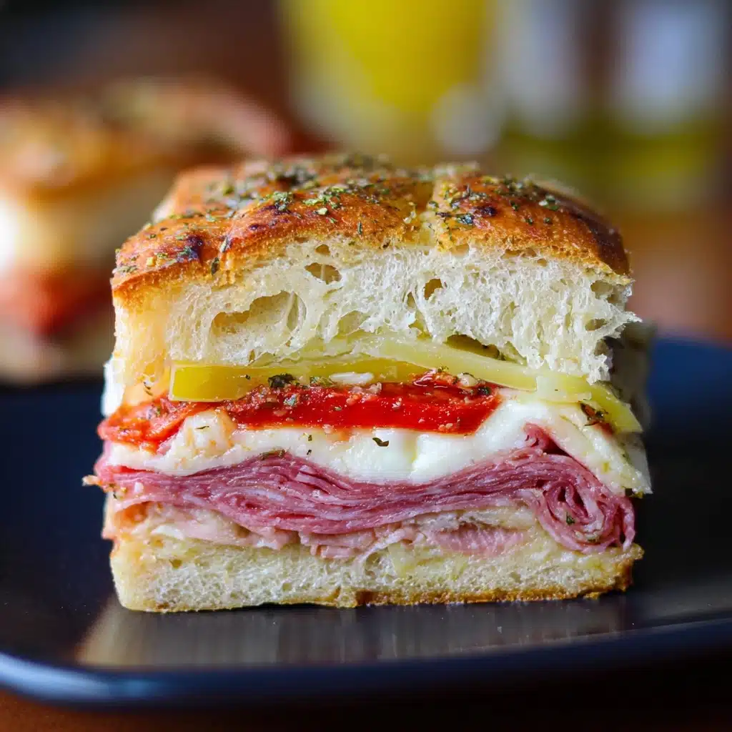 Hot Italian Sub Sliders Recipe - Recipe Image
