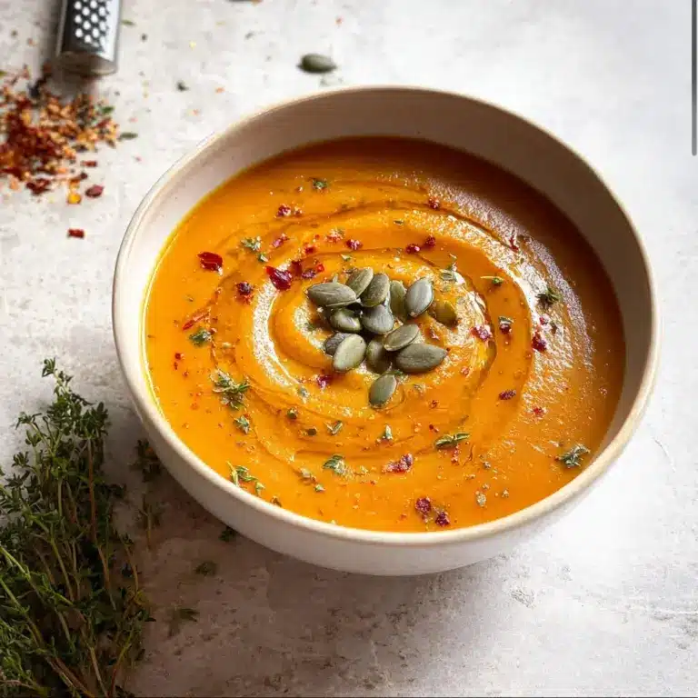 Butternut Squash and Sweet Potato Soup Recipe