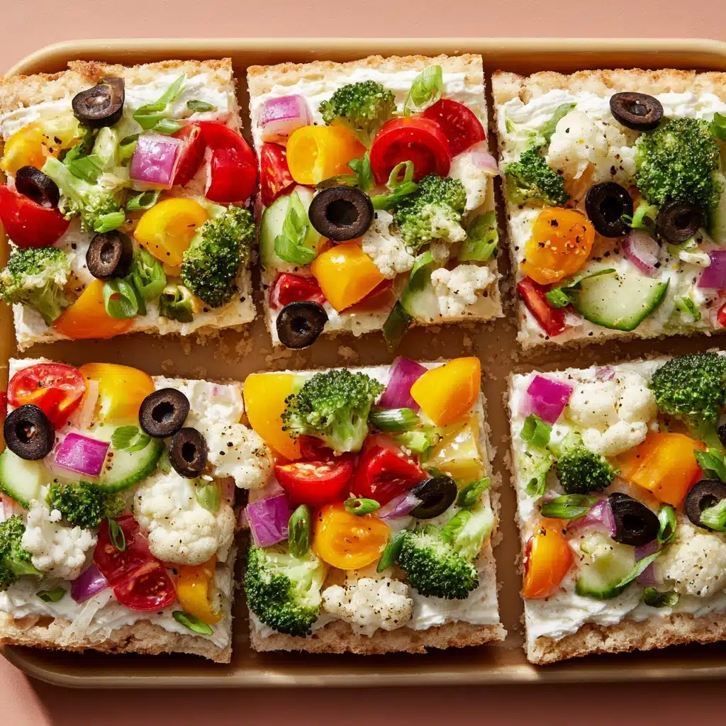 Crescent Roll Veggie Pizza Recipe - Recipe Image