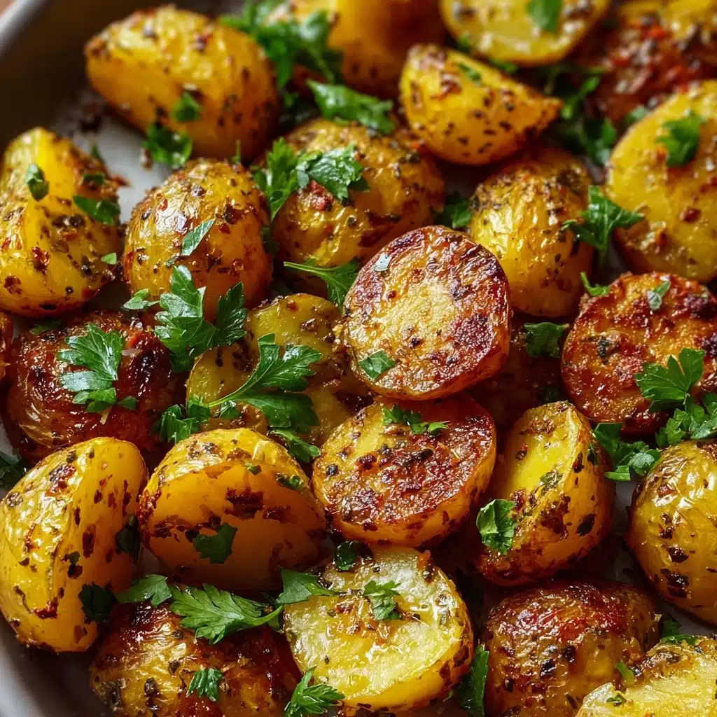 Crispy Oven-Roasted Batatas à Murro Potatoes Recipe - Recipe Image