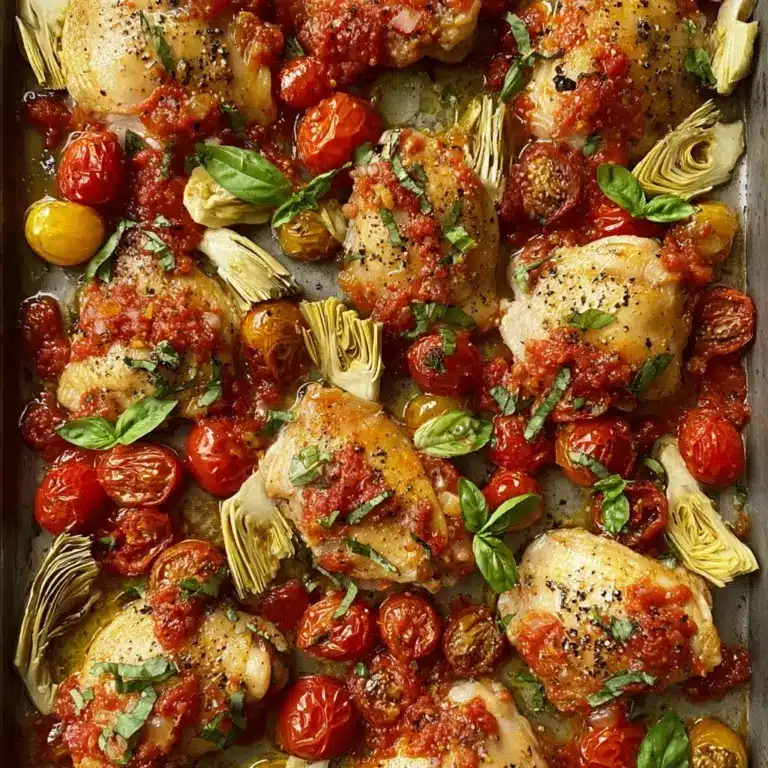 Sheet Pan Pesto Chicken Recipe