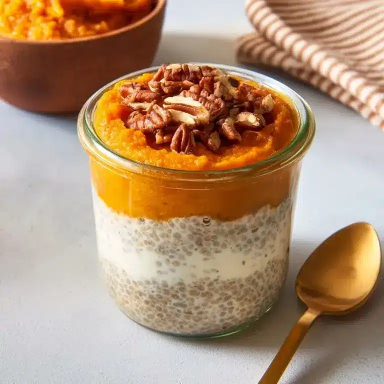 Creamy Pumpkin Pie Chia Seed Pudding with Yogurt Recipe
