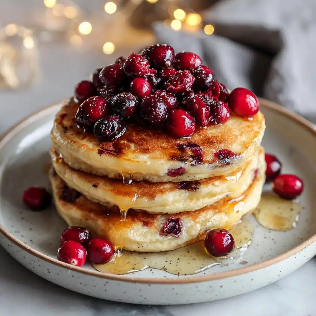 Cranberry Orange Pancakes Recipe - Recipe Image
