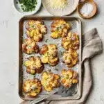 Smashed Potatoes (Garlic Parmesan) Recipe
