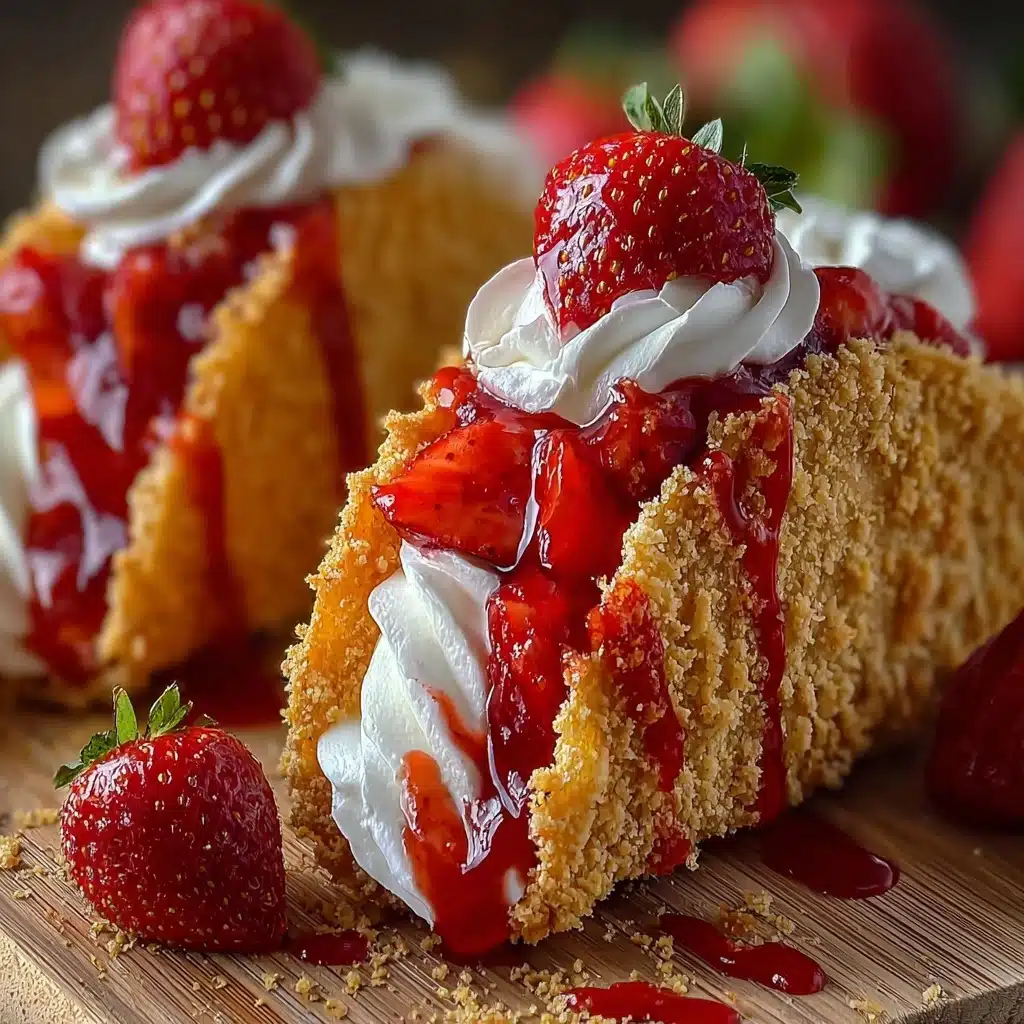 Strawberry Crunch Cheesecake Tacos Recipe - Recipe Image