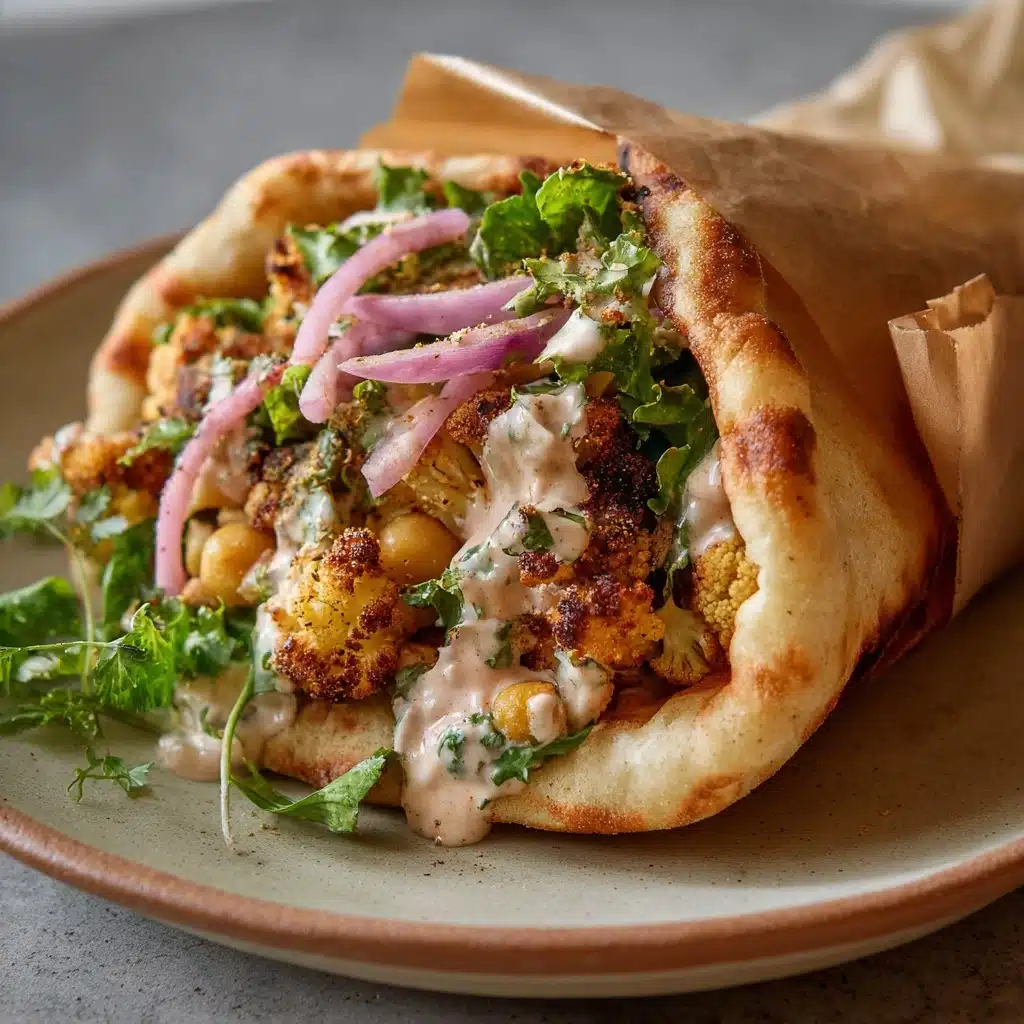 Chili Lime Chickpea Cauliflower Wrap Recipe - Recipe Image