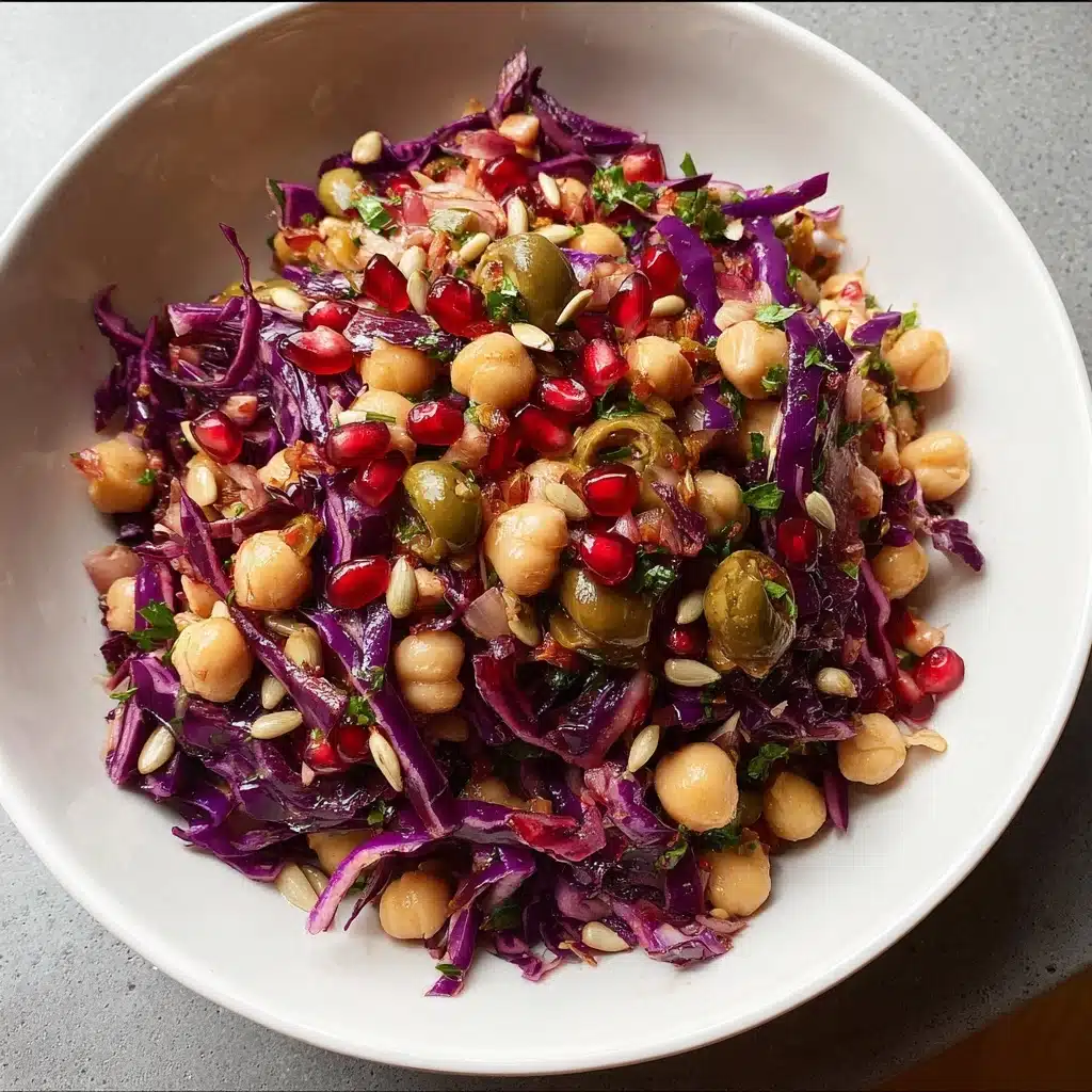 Red Cabbage Pomegranate Salad Recipe - Recipe Image