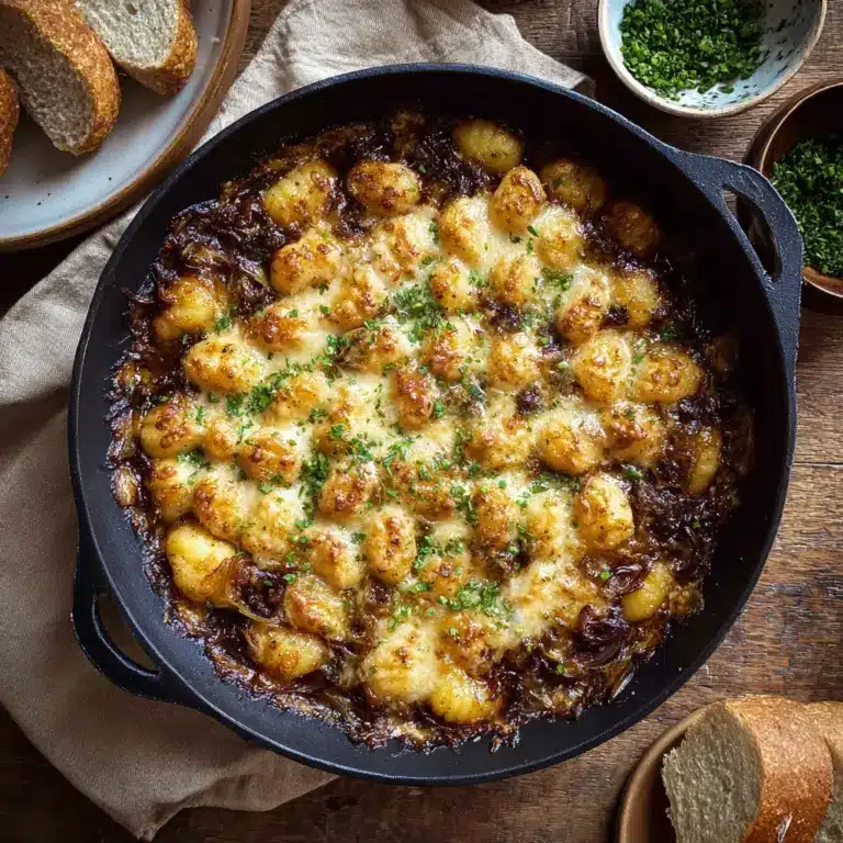 French Onion Gnocchi Recipe